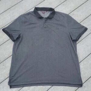 Michael Kors Black Polo Shirt | Black Michael Kors Men's Polo Shirt